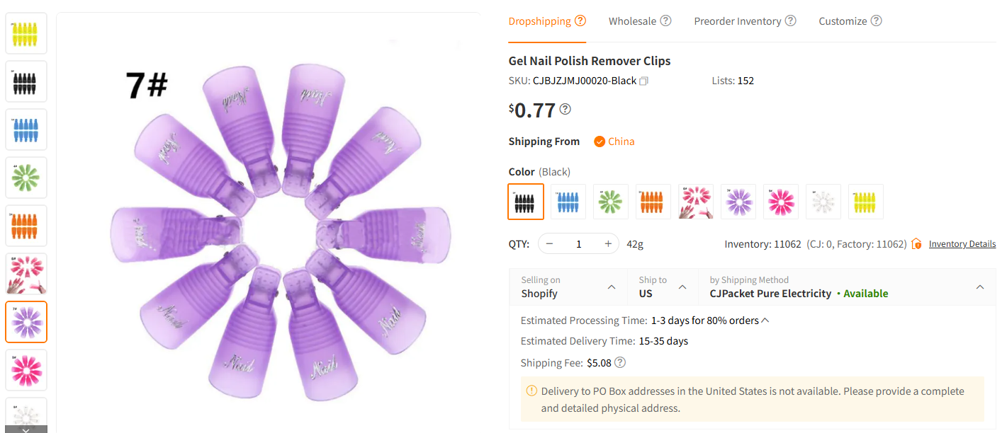 Dip Nail Remover Clips